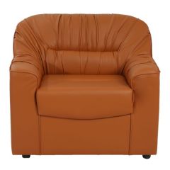 Mazaya MF 06025 Single Seater Sofa (Color as your choice in Fabric or Leather)