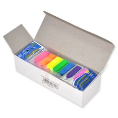 FIS FSPOFIP8 Arrow Film Index - 12 x 45mm - 25 Sheets x 7 Colors (20 Pads / Pack)