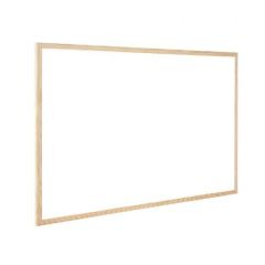 Bi-Office MB0300010 Non-Magnetic Whiteboard - Wooden Frame - 40cm x  60cm