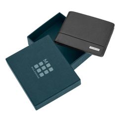 Moleskine LAMOL 103 Classic Match Genuine Leather Wallet, Black