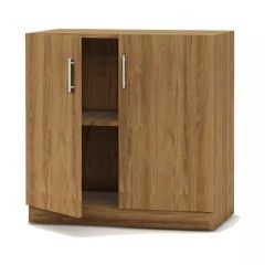 MHM Modern Medium Height Cabinet with 2 Shelves, Zabrano