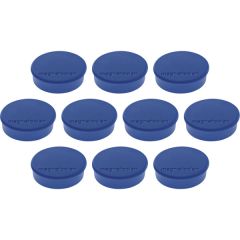 Magnetoplan COP 1664514 Discofix Hobby Magnet - 25mm(D) x 8mm - Dark Blue (Pack of 10)