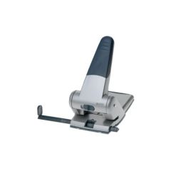 Leitz 5180 2-Hole Heavy Duty Punch - 65 Sheets Capacity - Silver