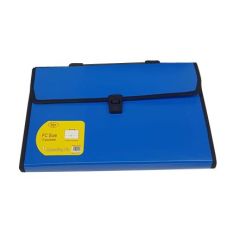 Deluxe AMT 13-FC  Expanding File with 13 Pockets - F/S - Blue (Box of 12)