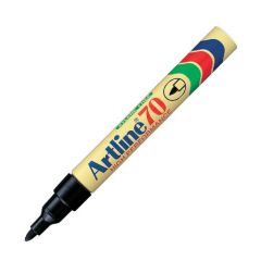 Artline 70 Fine Point Permanent Marker - 1.5mm - Black (Pack of 12)