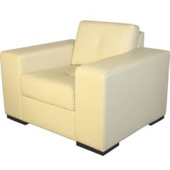 Mazaya MF 06028 Single Seater Sofa (Color as your choice in Fabric or Leather)