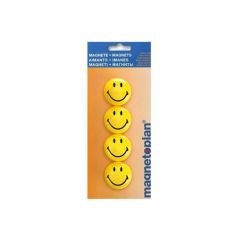 Magnetoplan COP 16673 Magnetic Smileys - 40mm (Pack of 4)
