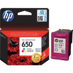 HP 650 Ink Advantage Cartridge - Tri-Color (CZ102AE)