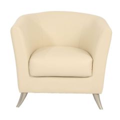 Mazaya MF 06029 Single Seater Sofa (Color as your choice in Fabric or Leather)