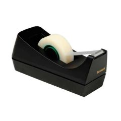3M C-38 Scotch Desktop Tape Dispenser - Black (Pack of 12)