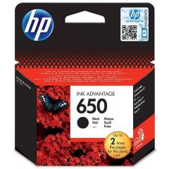 HP 650 Ink Advantage Cartridge - Black (CZ101AE)