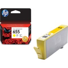 HP 655 Original Ink Cartridge - Yellow (CZ112AE)