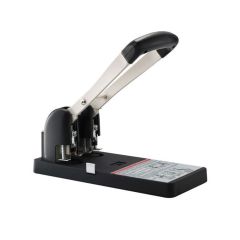 KW Trio 09520  2-Hole Heavy Duty Punch - 150 Sheets Capacity - Black