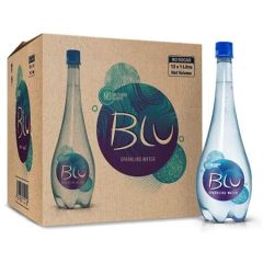 Oasis Blu Natural Sparkling Water - 1 Liter x (Pack of 12)