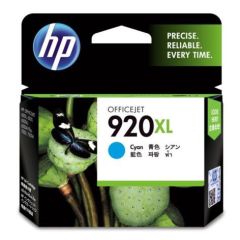 HP 920XL High Yield Ink Cartridge - Cyan (CD972AE)