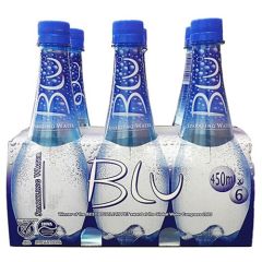 Oasis Blu Natural Sparkling Water - 450ml x (Pack of 24)