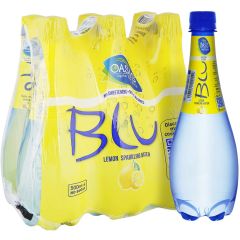 Oasis Blu Sparkling Water - Lemon - 500ml x (Pack of 24)