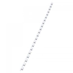 GBC 4028193 Binding Comb, 21 Ring 6 mm A4 White Pack of 100