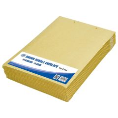 FIS FSAE240340N Bubble Envelope - 240 x 340mm - Brown (Pack of 12)
