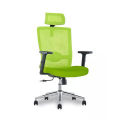 MHM SleekLine T01B High Back Ergonomic Office Mesh Chair, Green