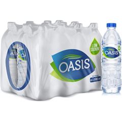 Oasis Low Sodium Mineral Water - 500ml Bottle x (Pack of 24)