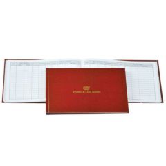 FIS FSCL-LOG Vehicle Log Book - 96 Sheets -130 x 210mm - Brown