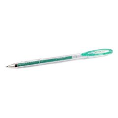 Uni-ball UM120SP Signo Glitter Sparkling Gel Ink Pen - 1.0 mm - Green (Pack of 12)