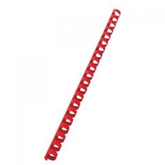 GBC 4028217 Binding Comb, 21 Ring 12 mm A4 Red Pack of 100