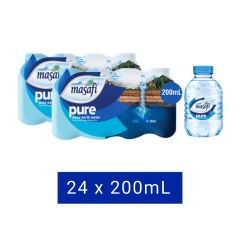 Masafi Drinking Water Bottle - 200ml x (Pack of 24)