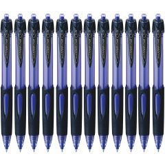 Uni-ball SN-220 Power Tank Retractable Ball Point Pen - 1.0mm - Blue (Pack of 12)