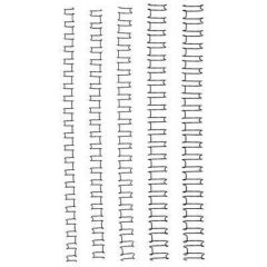 GBC 4028218 Binding Comb, 21 Ring 14 mm A4 Red Pack of 100