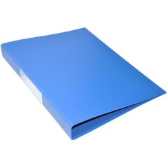 FIS FSBDPPA4BL 2-Ring PP Binder - 25mm Ring - A4 - Blue