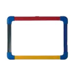 Bi-Office MB8134397 Double Sided Dry-erase & Grid School Board - A3