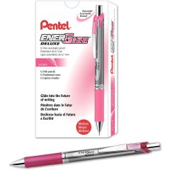Pentel PL77 EnerGize Mechanical Pencil - 0.7mm Tip - Pink (Pack of 12)