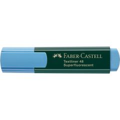 Faber Castell Textliner 48 Superfluorescent Highlighter - Blue (Pack of 10)