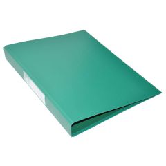 FIS FSBDPPA4GR 2-Ring PP Binder - 25mm Ring - A4 - Green