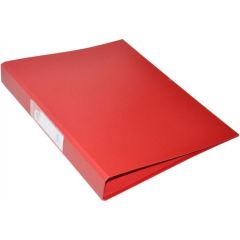 FIS FSBDPPA4RE 2-Ring PP Binder - 25mm Ring - A4 - Red