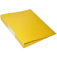 FIS FSBDPPA4YL PP 2-Ring Binder - 25mm Ring - A4 - Yellow