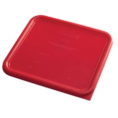 Rubbermaid 1980307 Square Container Lid - Fits 11.4L - 17L & 20.8L Containers - Red