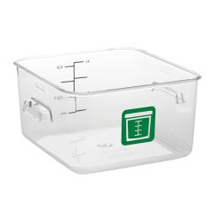 Rubbermaid 1980322 Polycarbonate Square Container - 3.8 Liter - Green