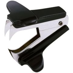 Kangaro SR-45T Staple Remover with Lock, Silver/Black