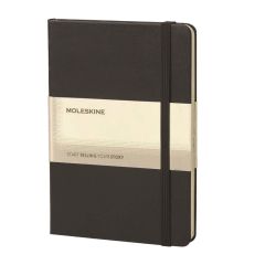 Moleskine OWMOL 310 Classic XL Ruled Soft Cover Notebook, Black