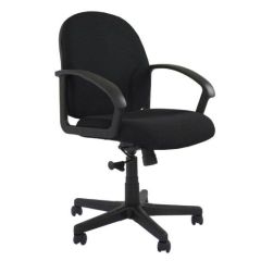 MHM Helena 591-1 Low Back Chair, Black