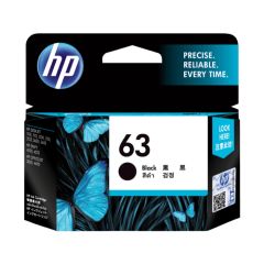 HP 63 Ink Cartridge - Black (F6U62AA)