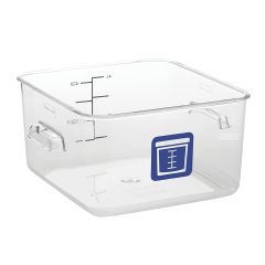 Rubbermaid 1980233 Polycarbonate Square Container - 3.8 Liter - Blue