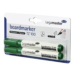 Legamaster 7-110504-2 Board Marker, Tz100 Pack Of 2, Green