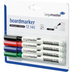 Legamaster 7-114094-4 Tz140 Board Marker, Assorted 4 pcs