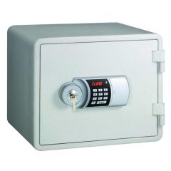 Eagle YESM-020K Fire Resistant Safe - Digital Lock & Key Lock - White