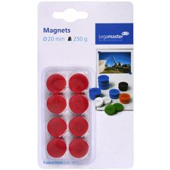 Legamaster 7-181102-8 Magnet, 20 mm Red 8 pcs