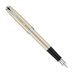 Parker 8021601 Sonnet Fountain Pen - Chrome Trim - Gold